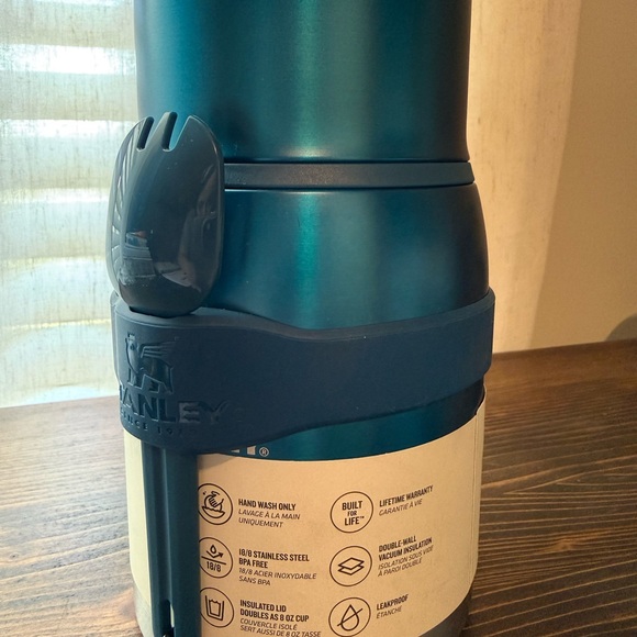 Stanley The Adventure To-Go Food Jar 24oz Stainless Steel NEW Teal Blue - Picture 3 of 9